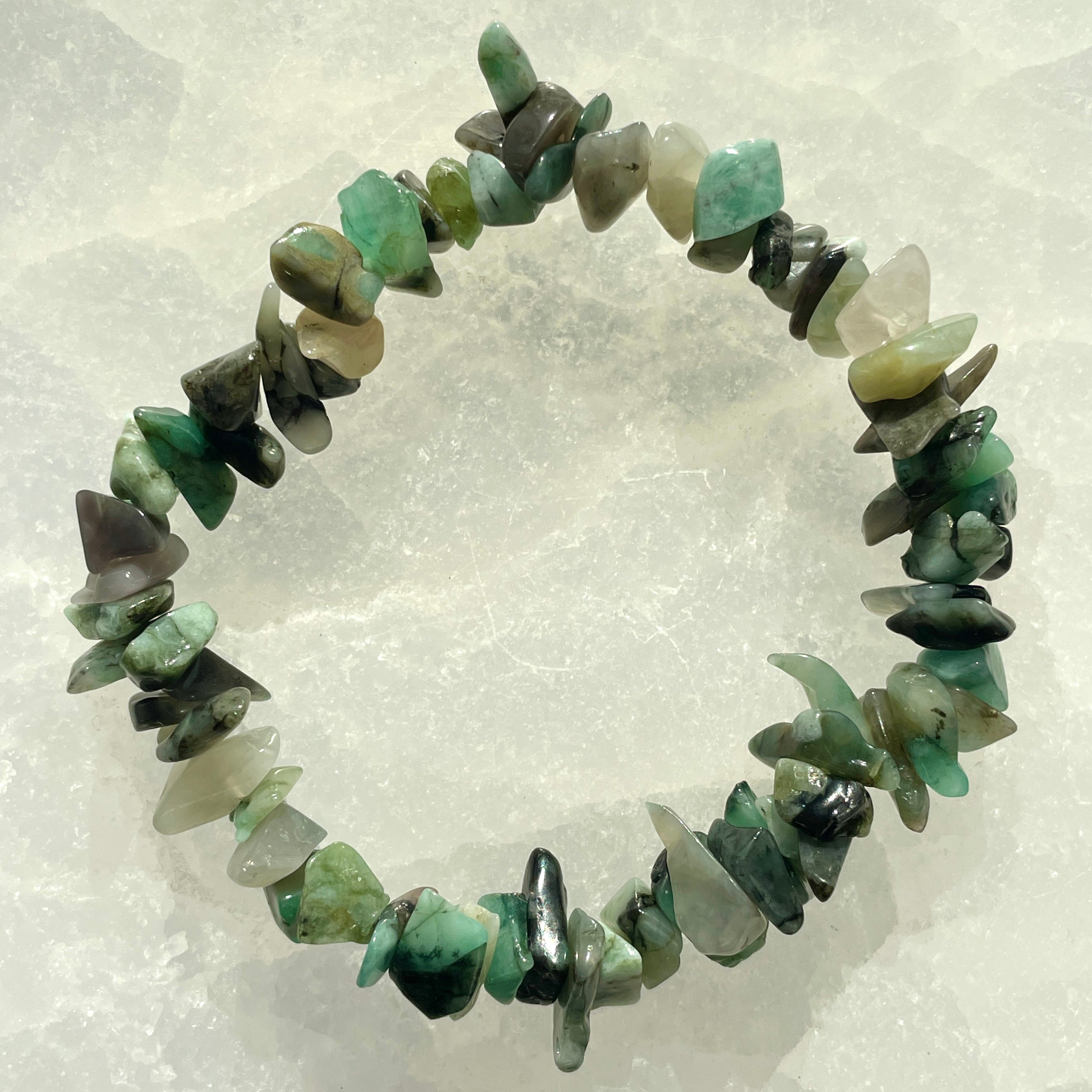 Emerald Chip Bracelet Emerald Chip Bracelet
